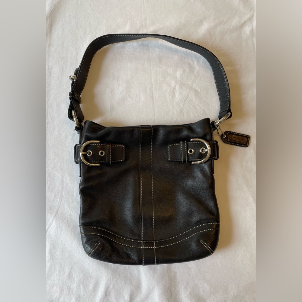 Coach Black Leather Soho 1453 Shoulder Bag